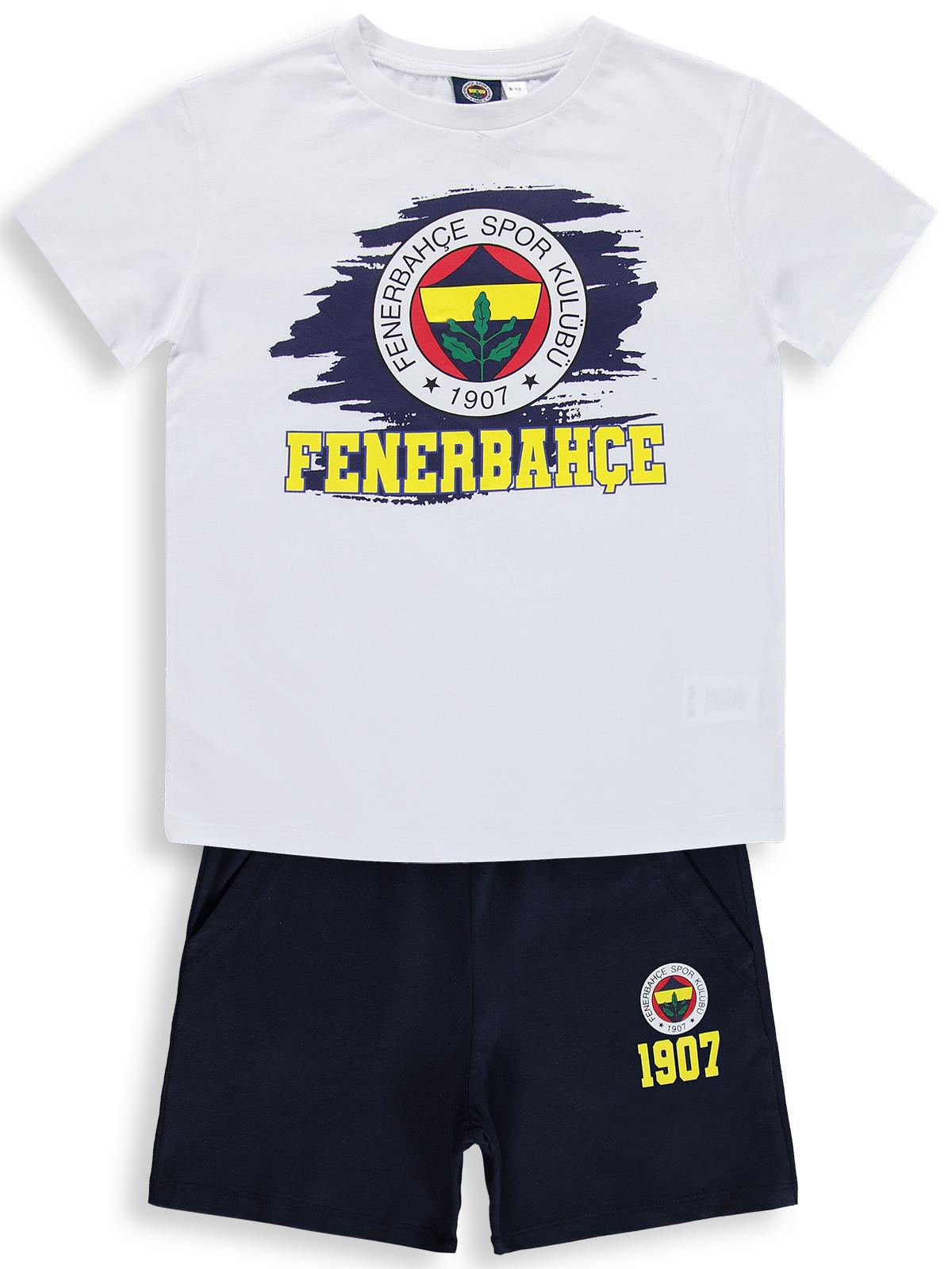 Civil Boys Fenerbahçe FB Arma Baskılı 3-13 Yaş Takım - Beyaz