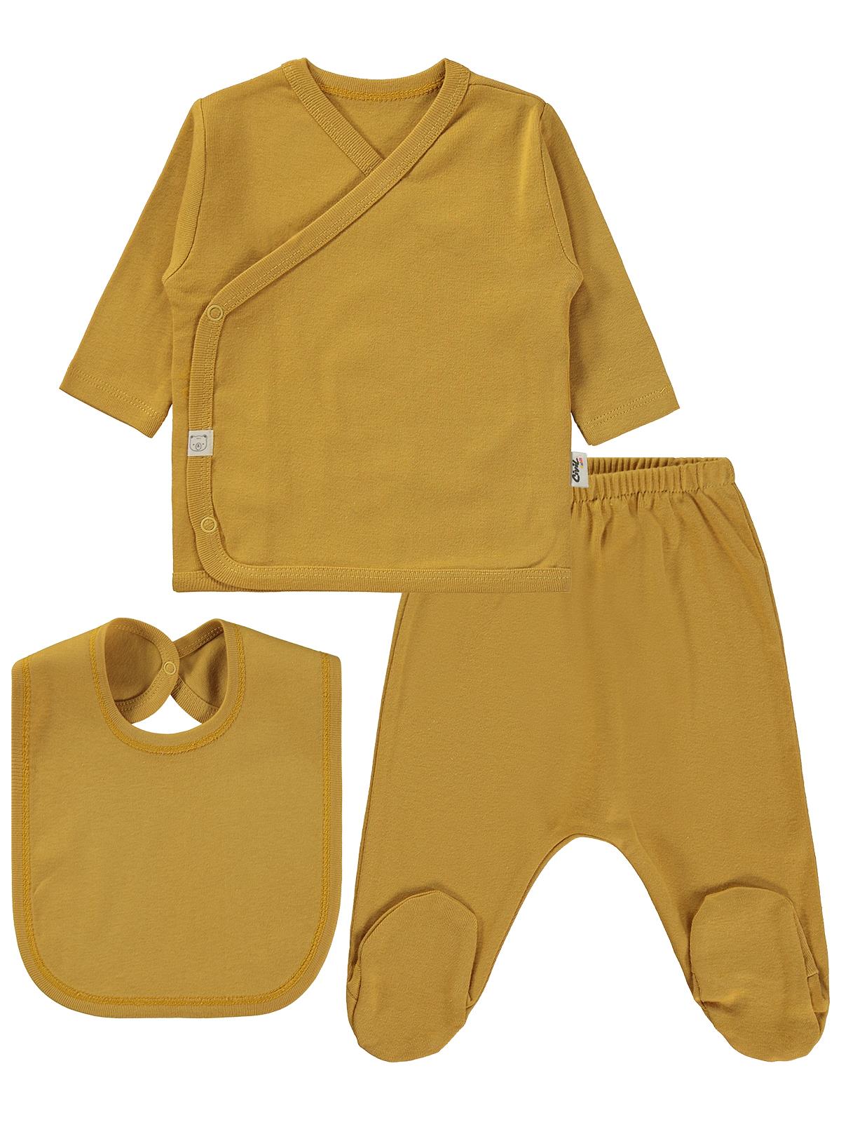 Civil Baby 3'Lü Basic  Zıbın Takımları - Gri