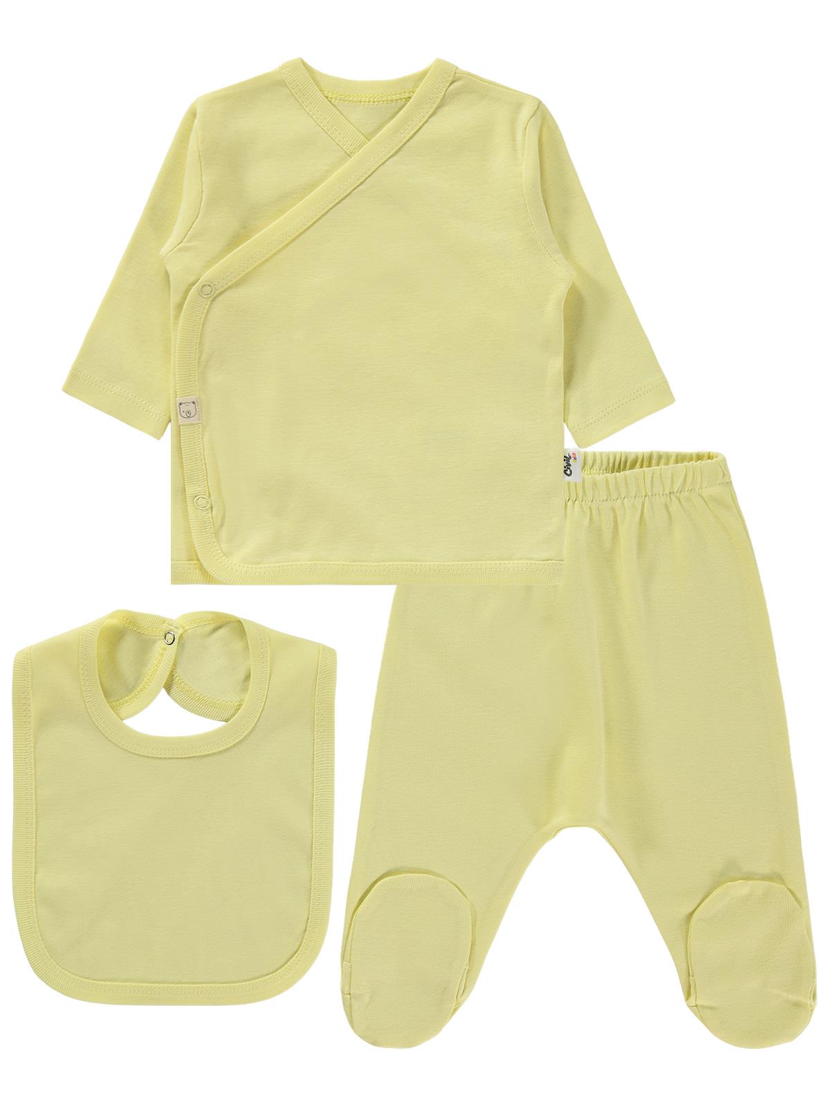 Civil Baby 3'Lü Basic  Zıbın Takımları - Gri