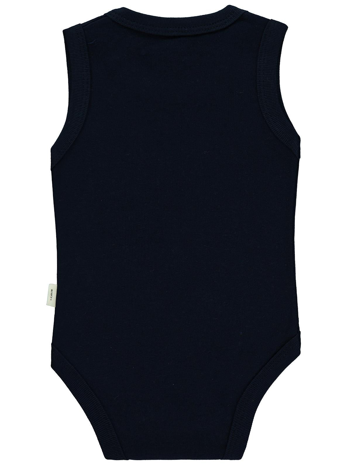 Civil Baby Little Captain Baskılı 1-36 Ay Çıtçıtlı Badi - Lacivert
