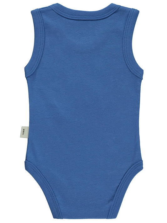 Civil Baby Hello Ocean Baskılı 0-3 Yaş Çıtçıtlı Badi - Mavi