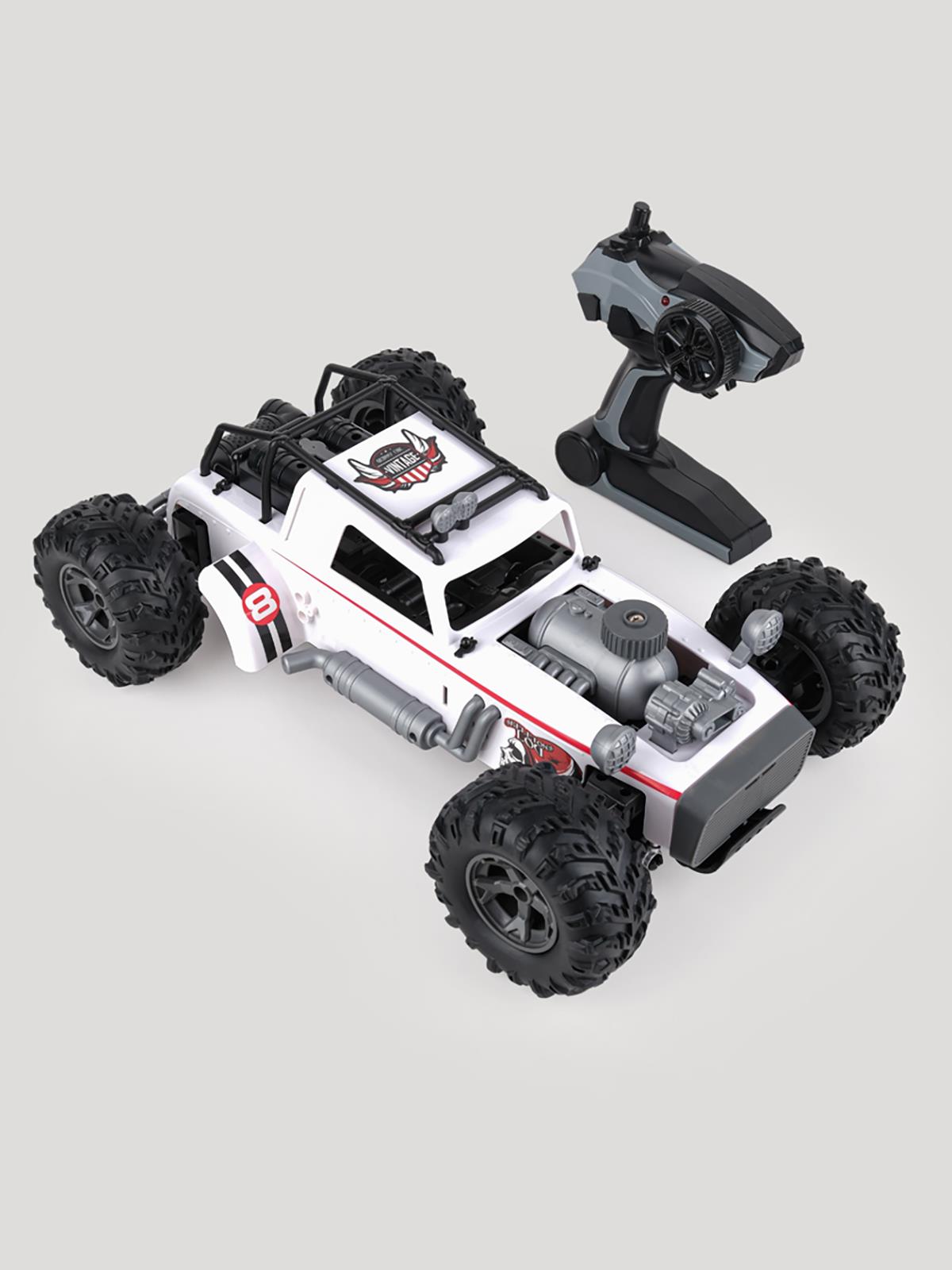 Let's Be Child Ride UK 1:10 2.4 Ghz Yüksek Hızlı Truck Araba 4 Ch Usb Şarjlı - Beyaz
