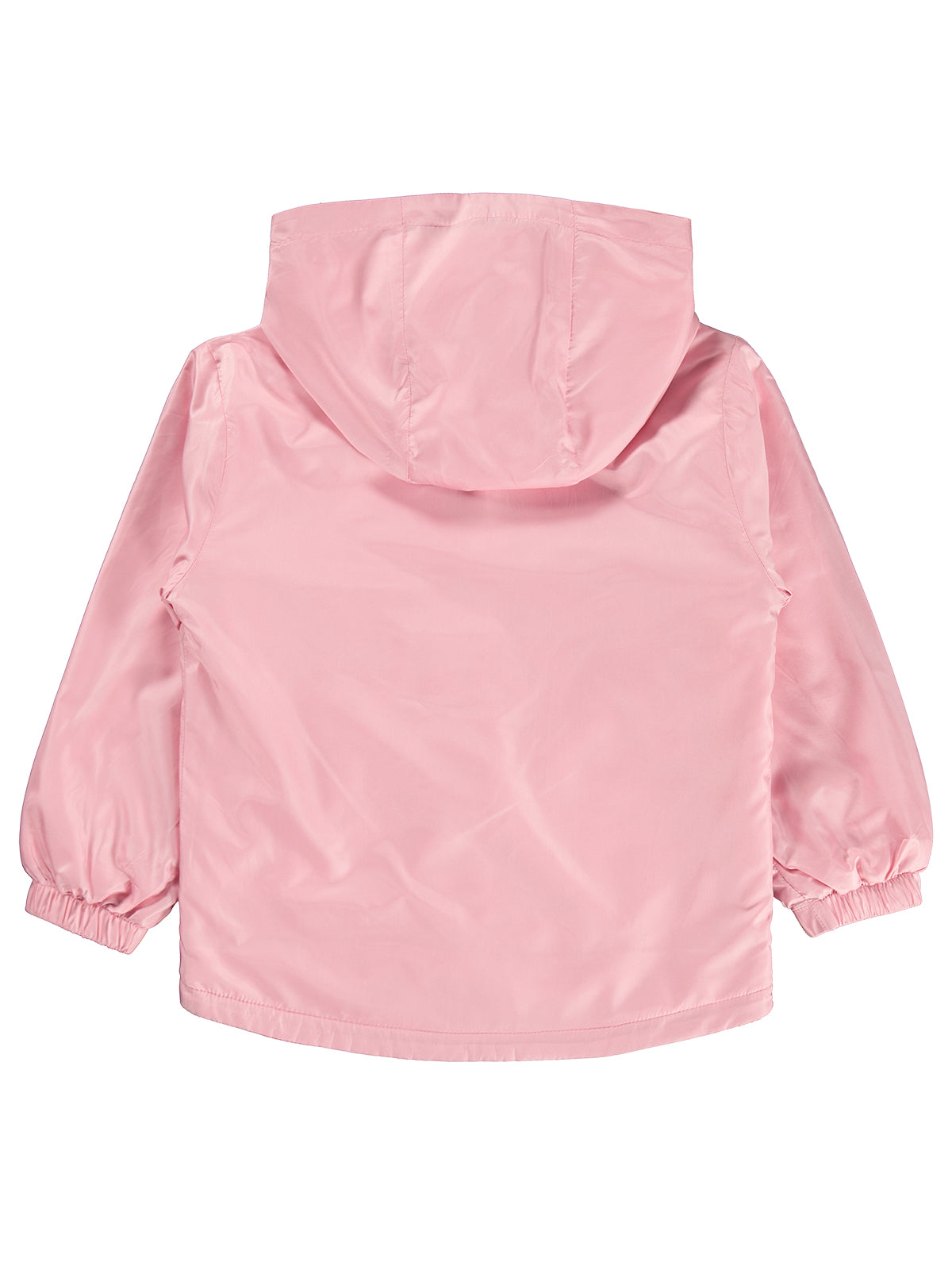 Civil Girls Polarlı Düz 10-13 Yaş Yağmurluk - Pudra