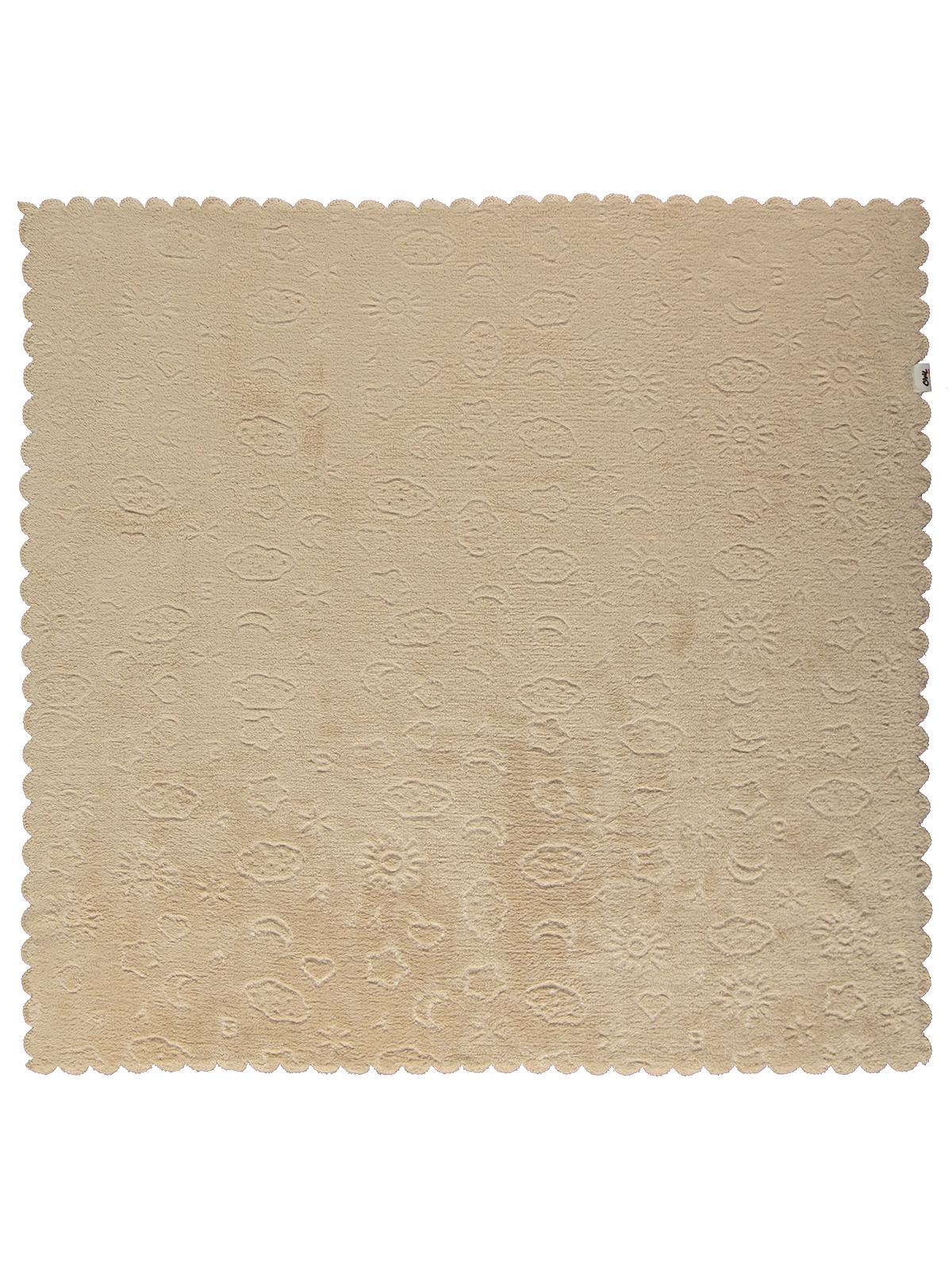 Civil Baby Bulut Desenli 90x90 cm Battaniye - Bej