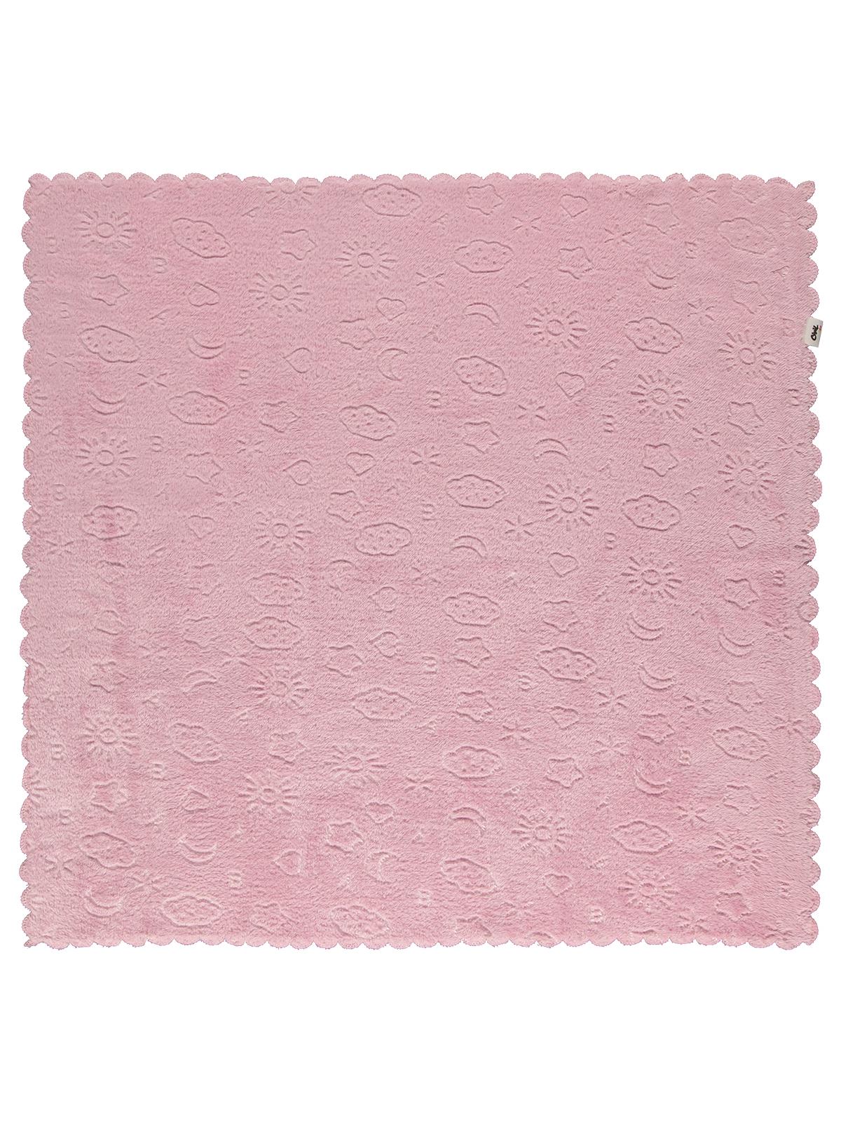 Civil Baby Bulut Desenli 90x90 cm Battaniye - Pembe