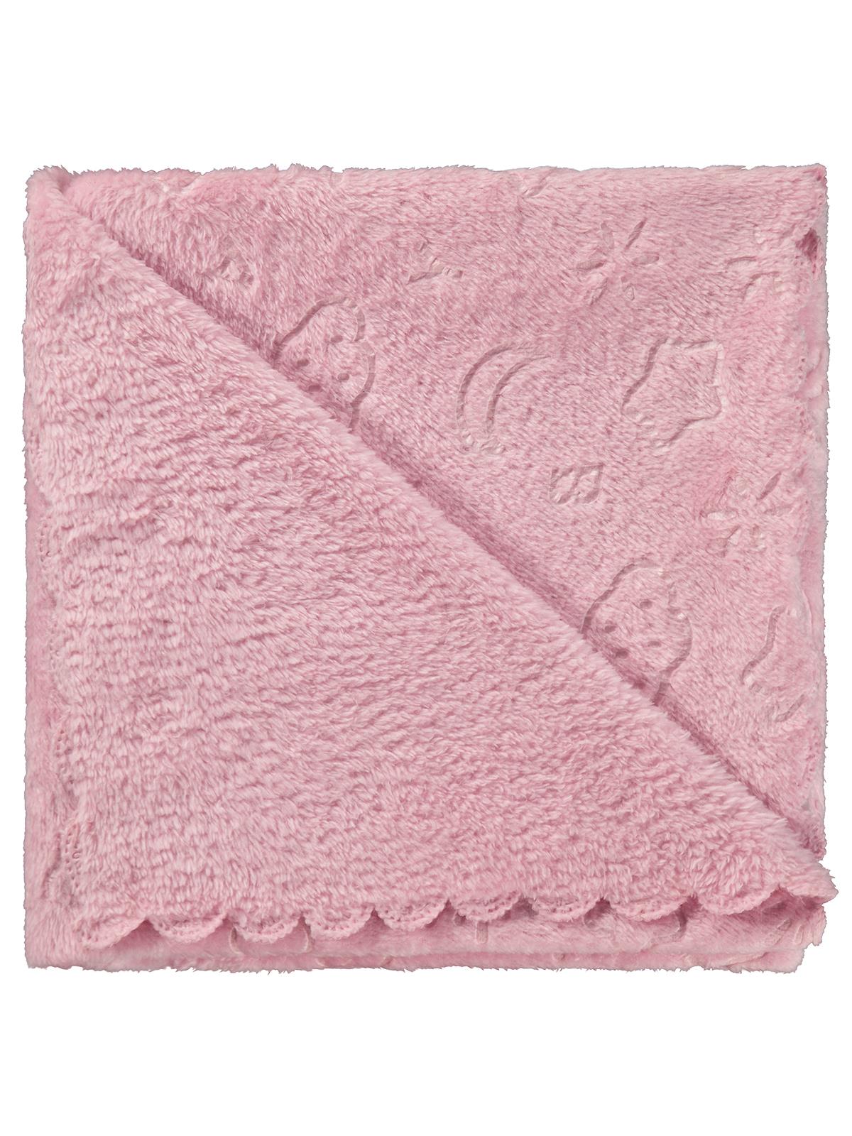 Civil Baby Bulut Desenli 90x90 cm Battaniye - Pembe