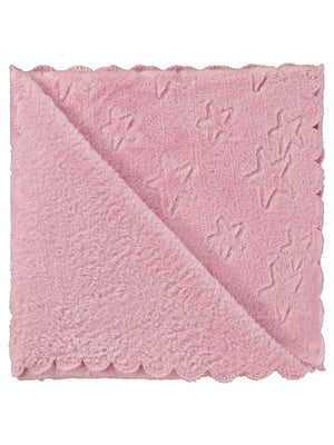 Civil Baby Yıldız Desenli 90x90 cm Battaniye - Pembe