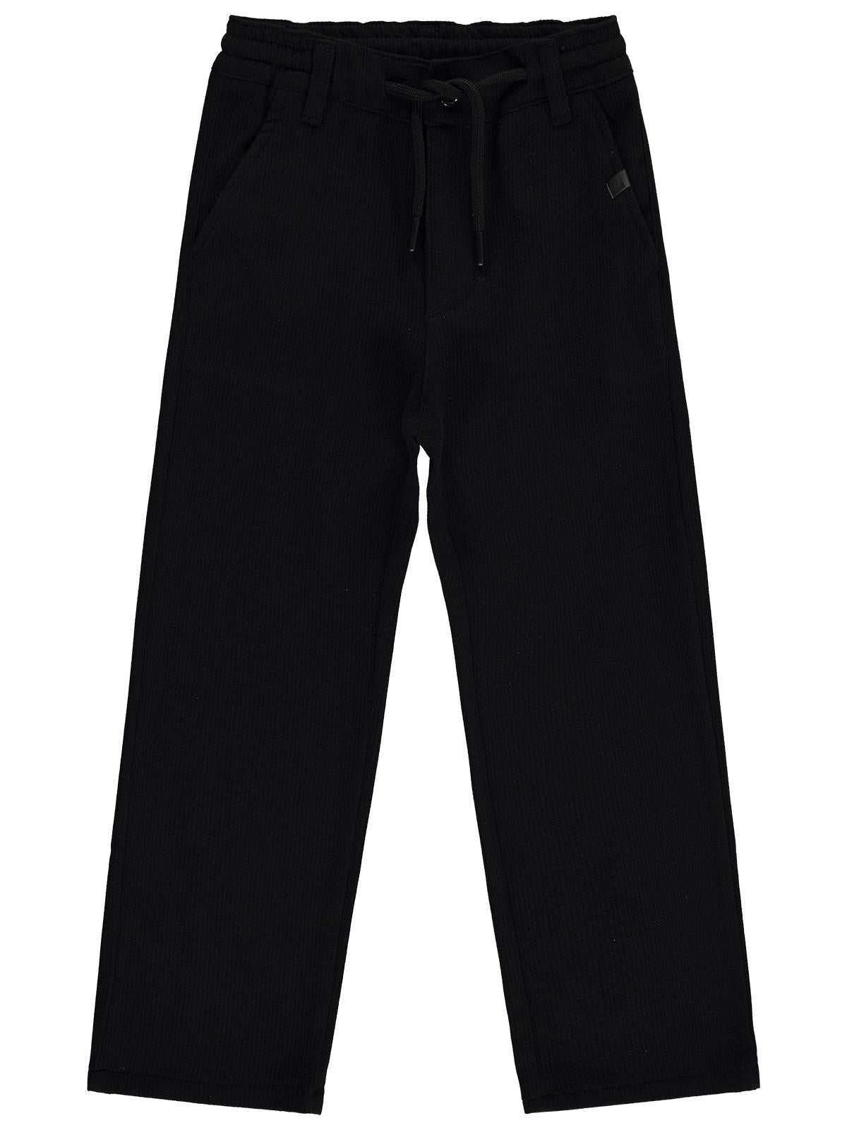 Pierre Cardin İpli 10-12 Yaş Pantolon - Siyah