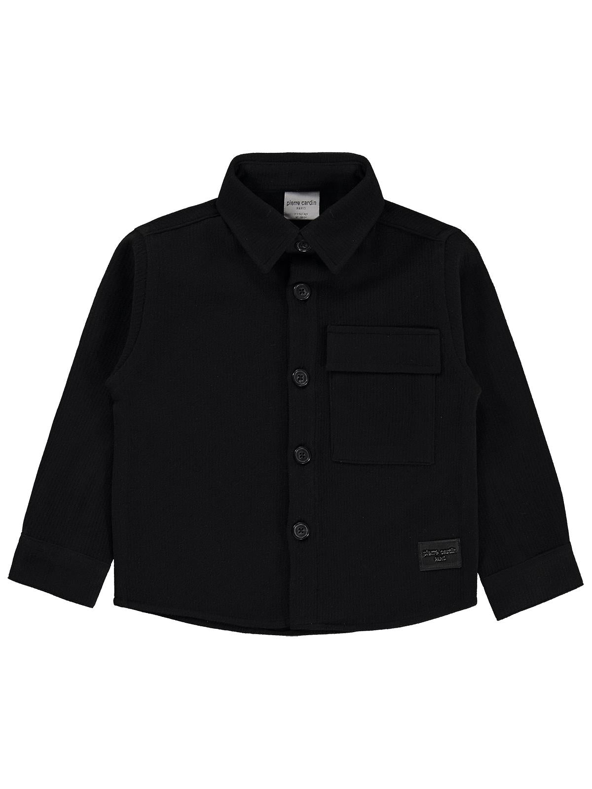 Pierre Cardin Tek Cepli 2-5 Yaş Gömlek - Siyah