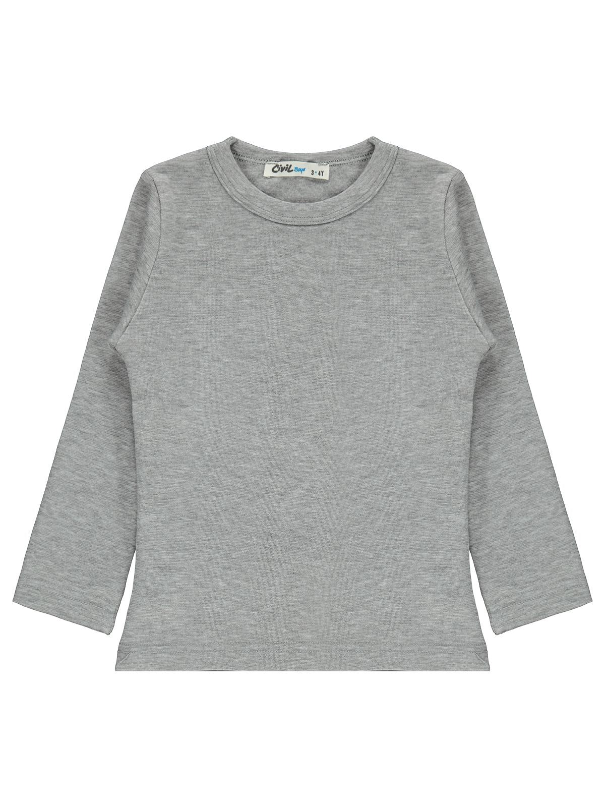 Civil Boys Termal 3-7 Yaş Sweatshirt - Gri