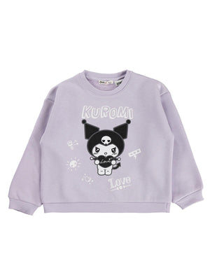 Kuromi 6-9 Yaş Sweatshirt - Lila