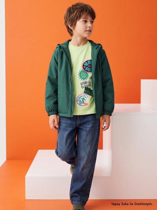 Civil Boys Baggy Kalıp 10-13 Yaş Pantolon  - Mavi