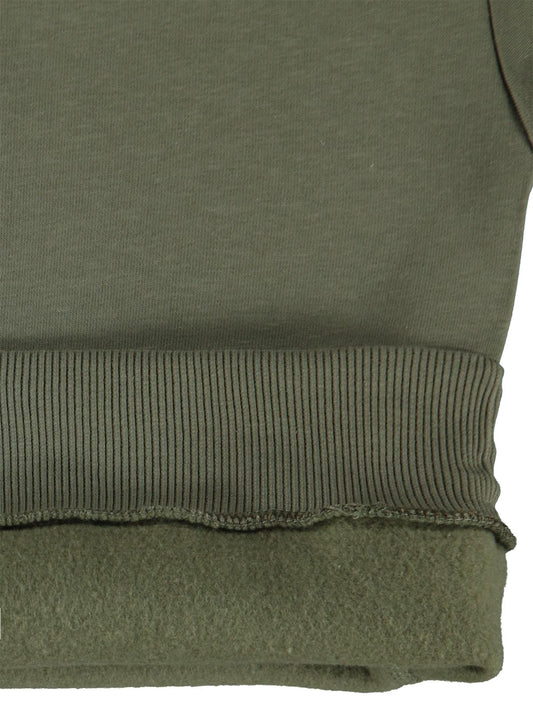 Civil Boys Made For Baskılı 2-5 Yaş Sweatshirt - Haki
