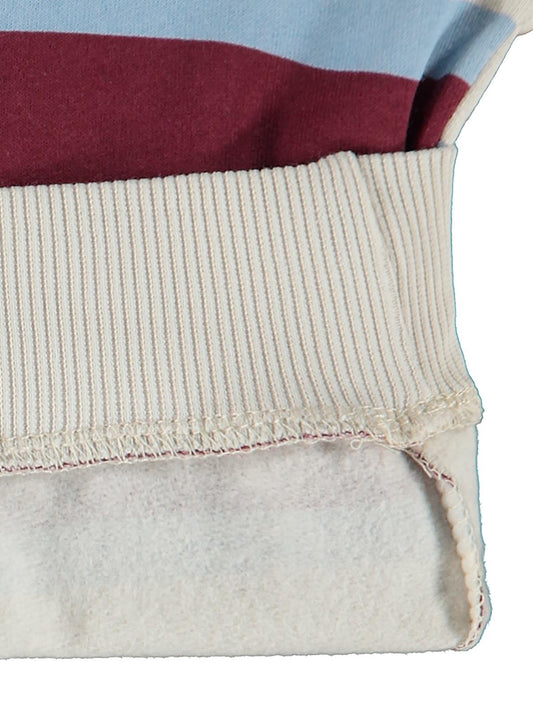 Civil Boys Çizgili 2-5 Yaş Sweatshirt - Bordo