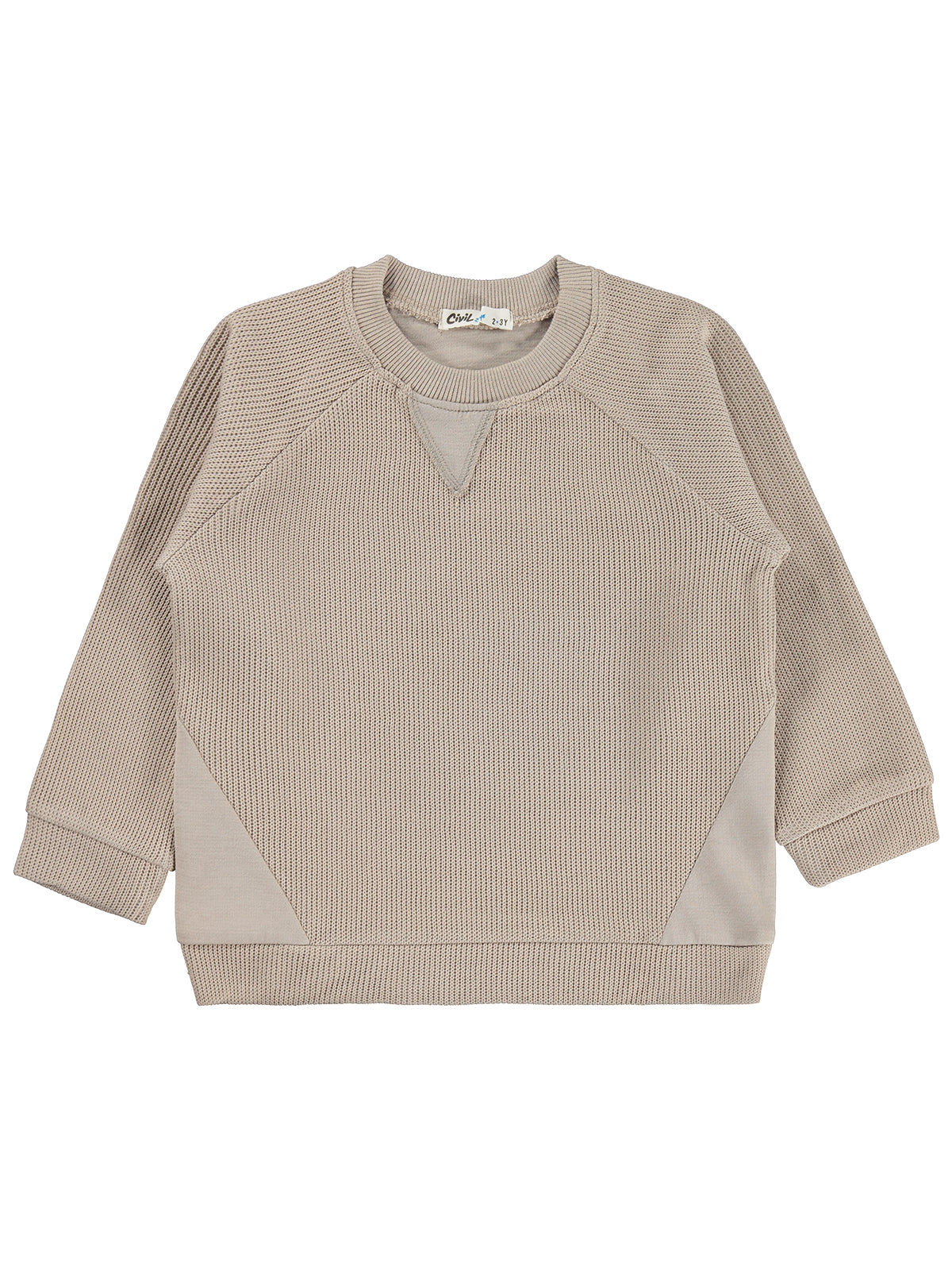 Civil Boys Parçalı 2-5 Yaş Sweatshirt - Bej