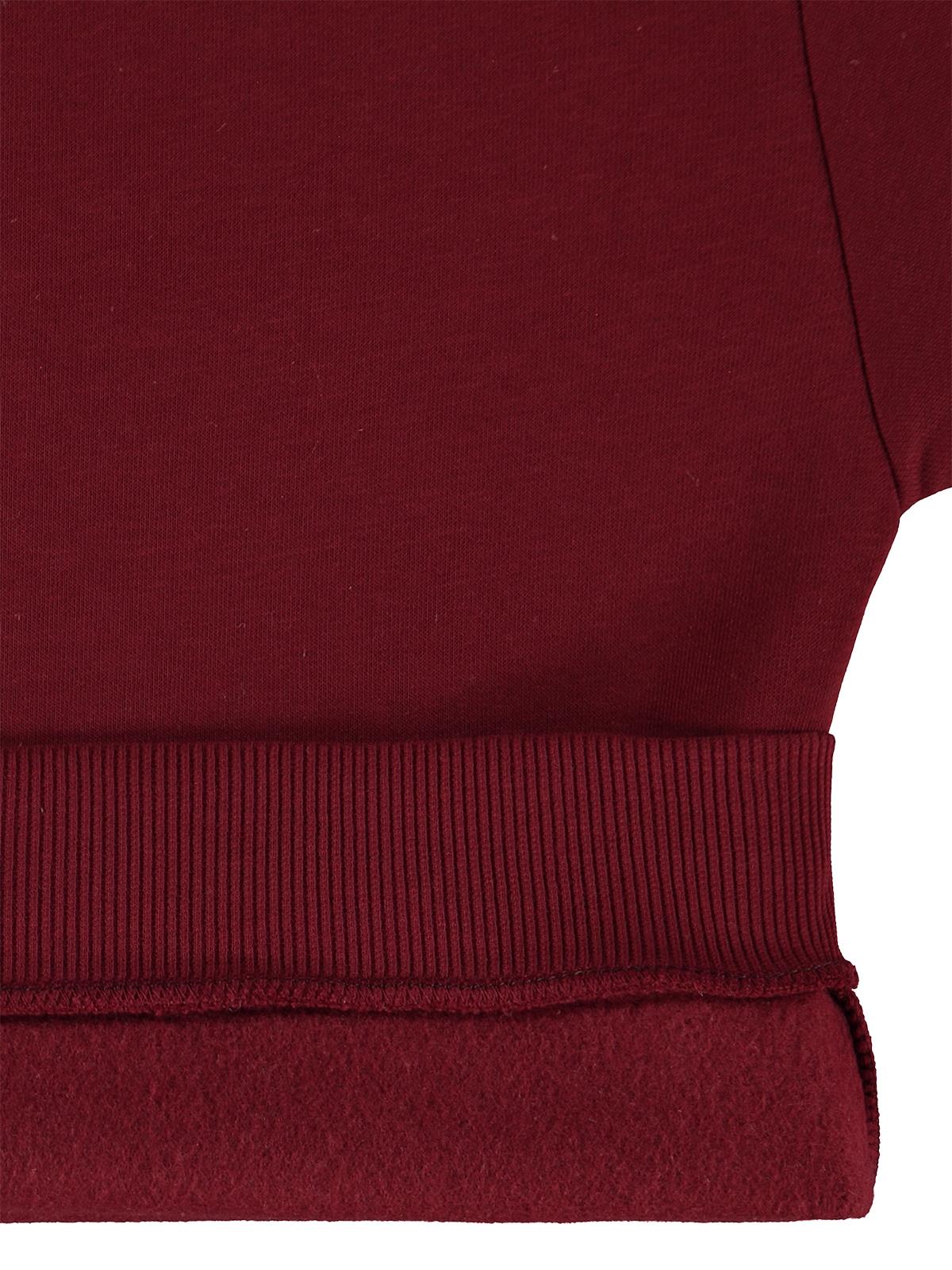 Civil Boys 1996 Ayı Nakışlı 6-9 Yaş Sweatshirt - Bordo