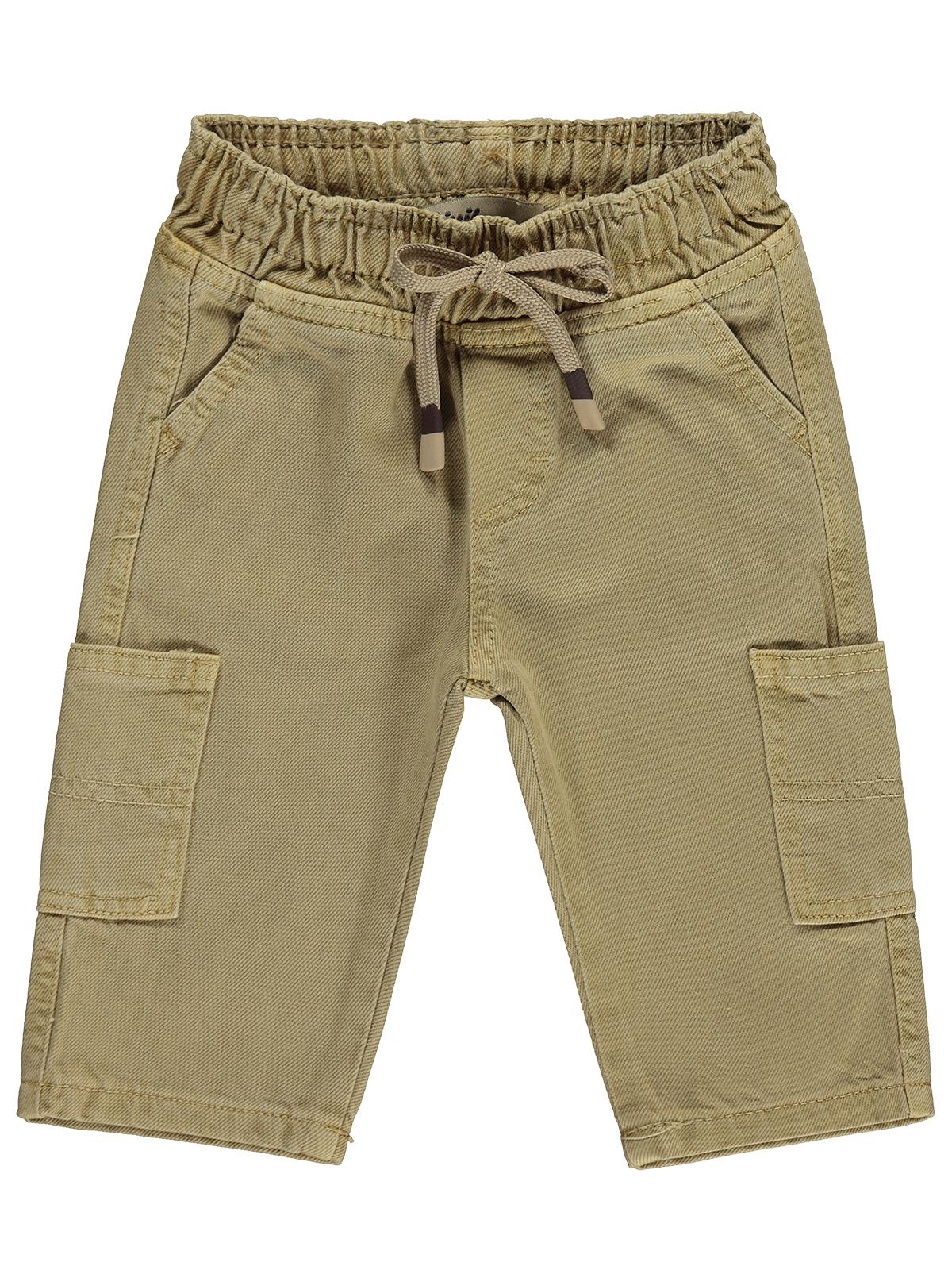 Civil Baby Kargo Cepli Örme 6-18 Ay Pantolon  - Bej