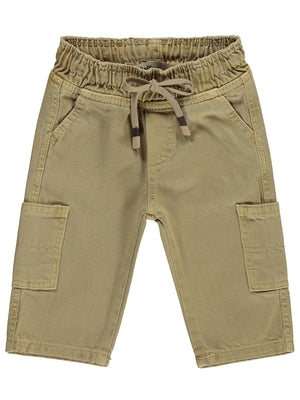Civil Baby Kargo Cepli Örme 6-18 Ay Pantolon  - Bej
