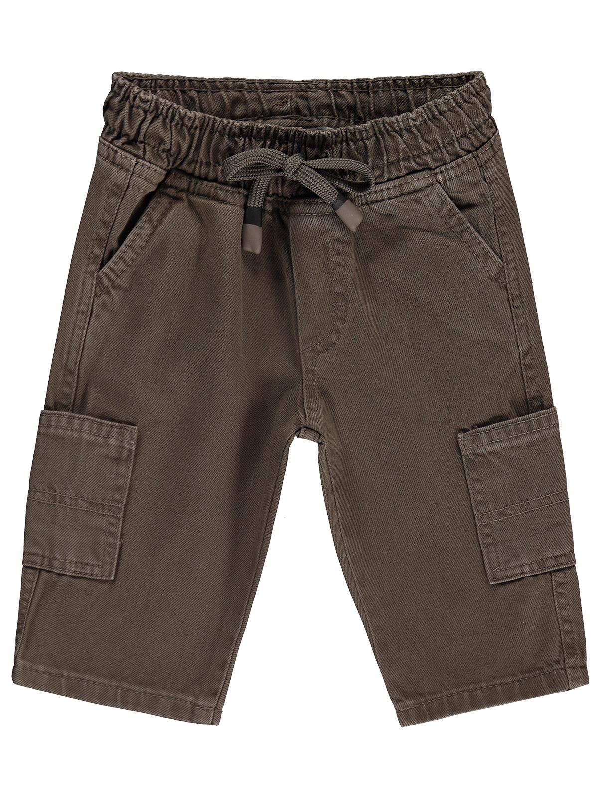 Civil Baby Kargo Cepli Örme 6-18 Ay Pantolon  - Kahve