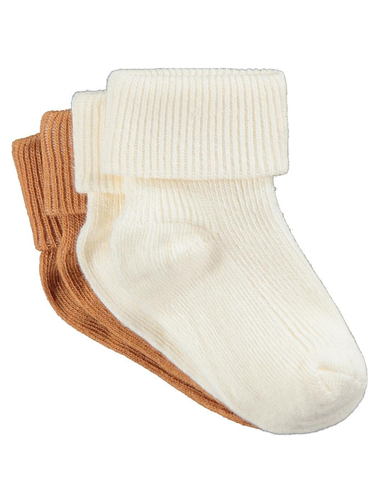 Civil Baby Basic Kıvrık 2'li 6-18 Ay Bebek Erkek Çorap Set
