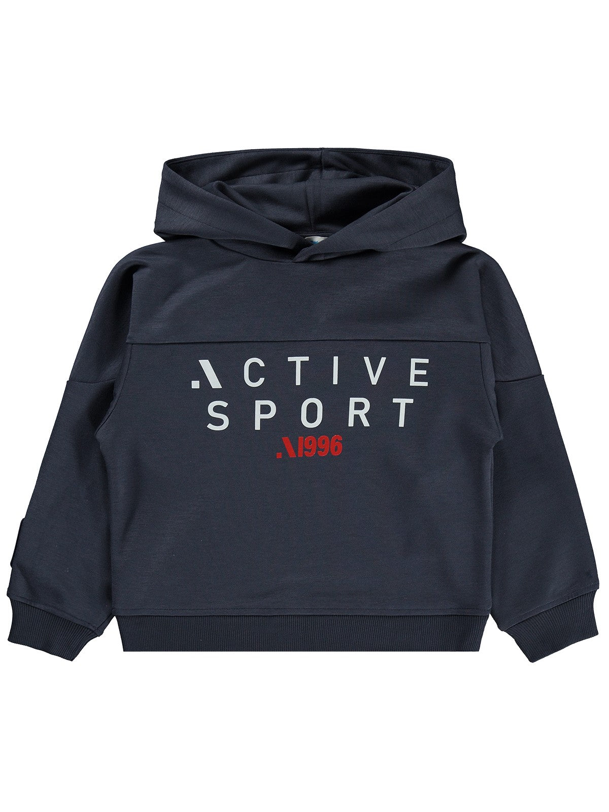 Civil Boys Aktıve Baskıl Kapşonlu 6-9 Yaş Sweatshirt - Lacivert