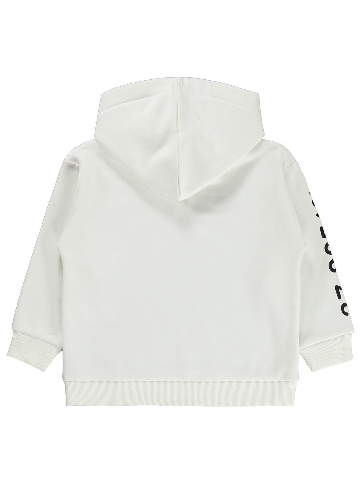 Civil Boys Armalı Lıttle Baskılı 6-9 Yaş Sweatshirt - Ekru