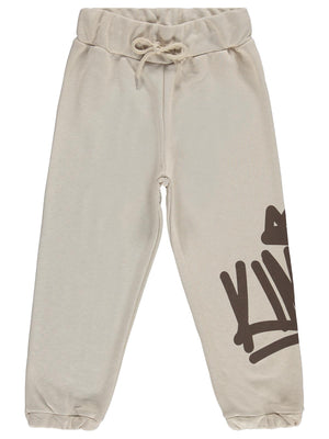 Civil Boys Kıng Baskılı 6-9 Yaş Eşofman Altı - Bej