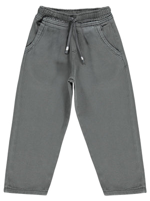 Civil Boys Önü Bağcıklı 10-13 Yaş Pantolon - Gri