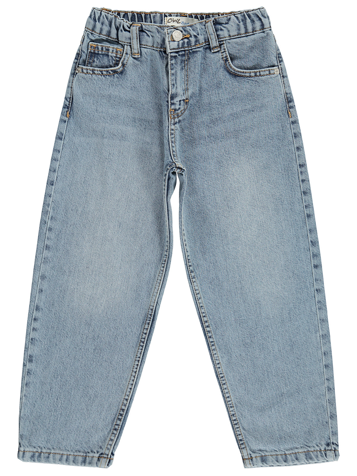 Civil Boys Beli Lastikli 6-9 Yaş Pantolon  - Mavi