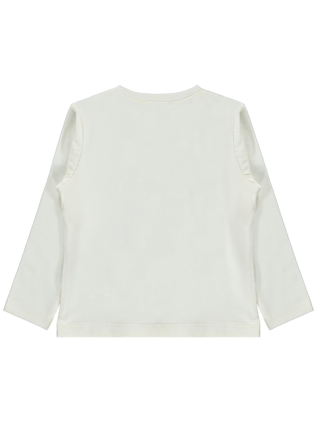 Civil Girls Kızlar Baskılı 6-9 Yaş Sweatshirt - Ekru