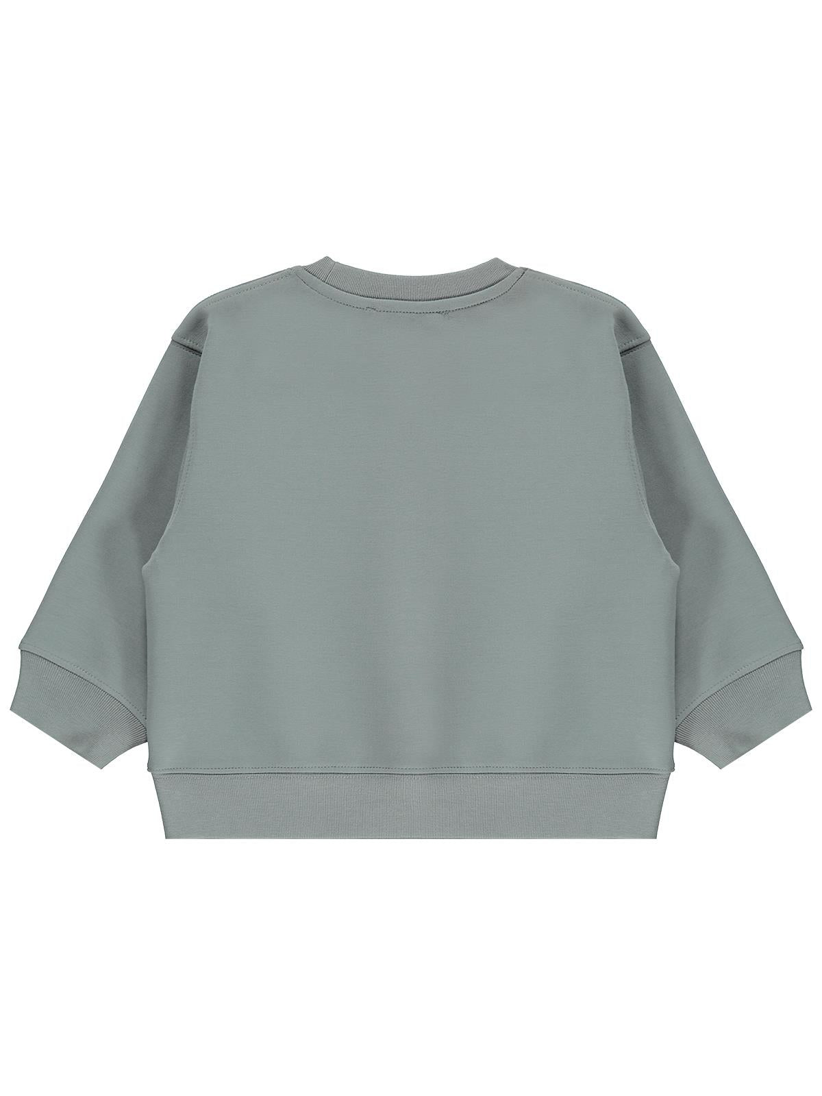 Civil Erkek Çocuk Basic Sweatshirt | Oysho Uzun Kol Bisiklet Yaka | Okul Kreş ve Günlük Kullanım - Gri