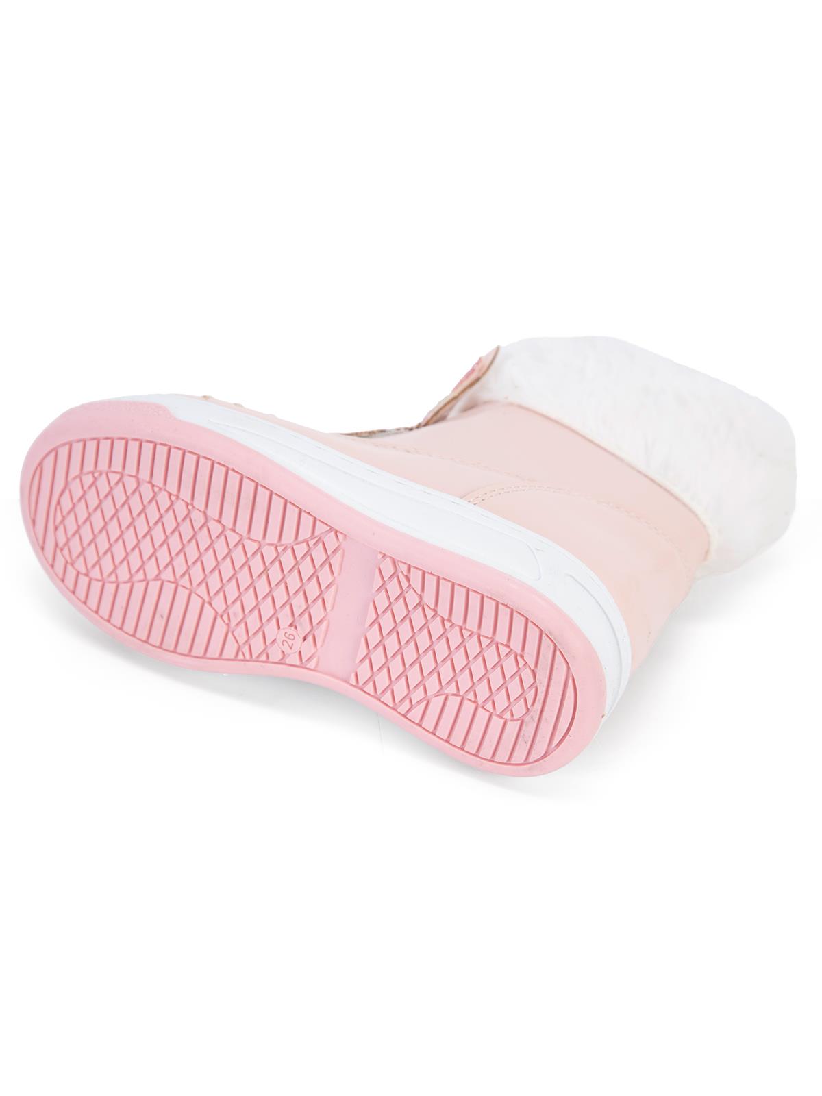 Civil Boots Kedi Nakışlı Rugan 26- Bot - Pembe