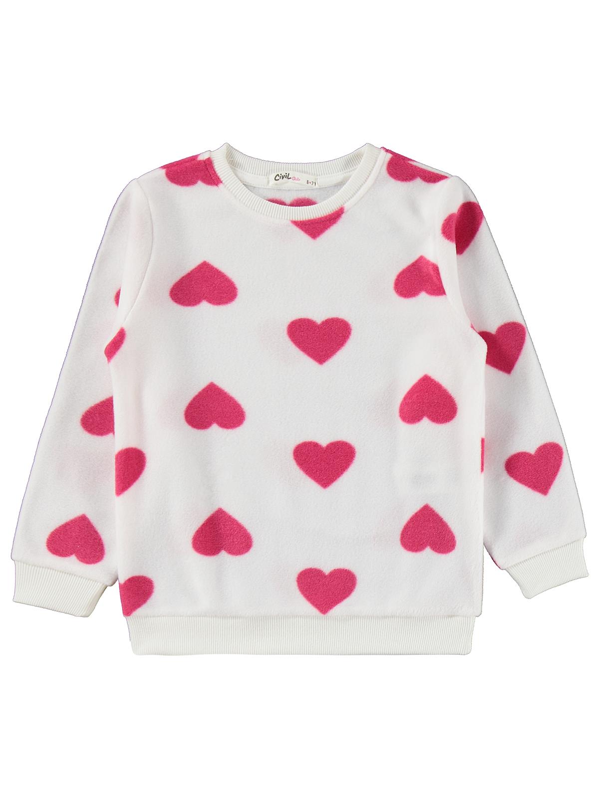 K26K699-2 Civil Girls Kalpli 6-9 Yaş Pijama Takımı - Ekru