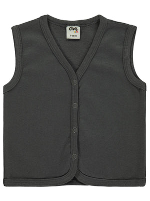 Civil Baby Basic 6-18 Ay Yelek - Gri