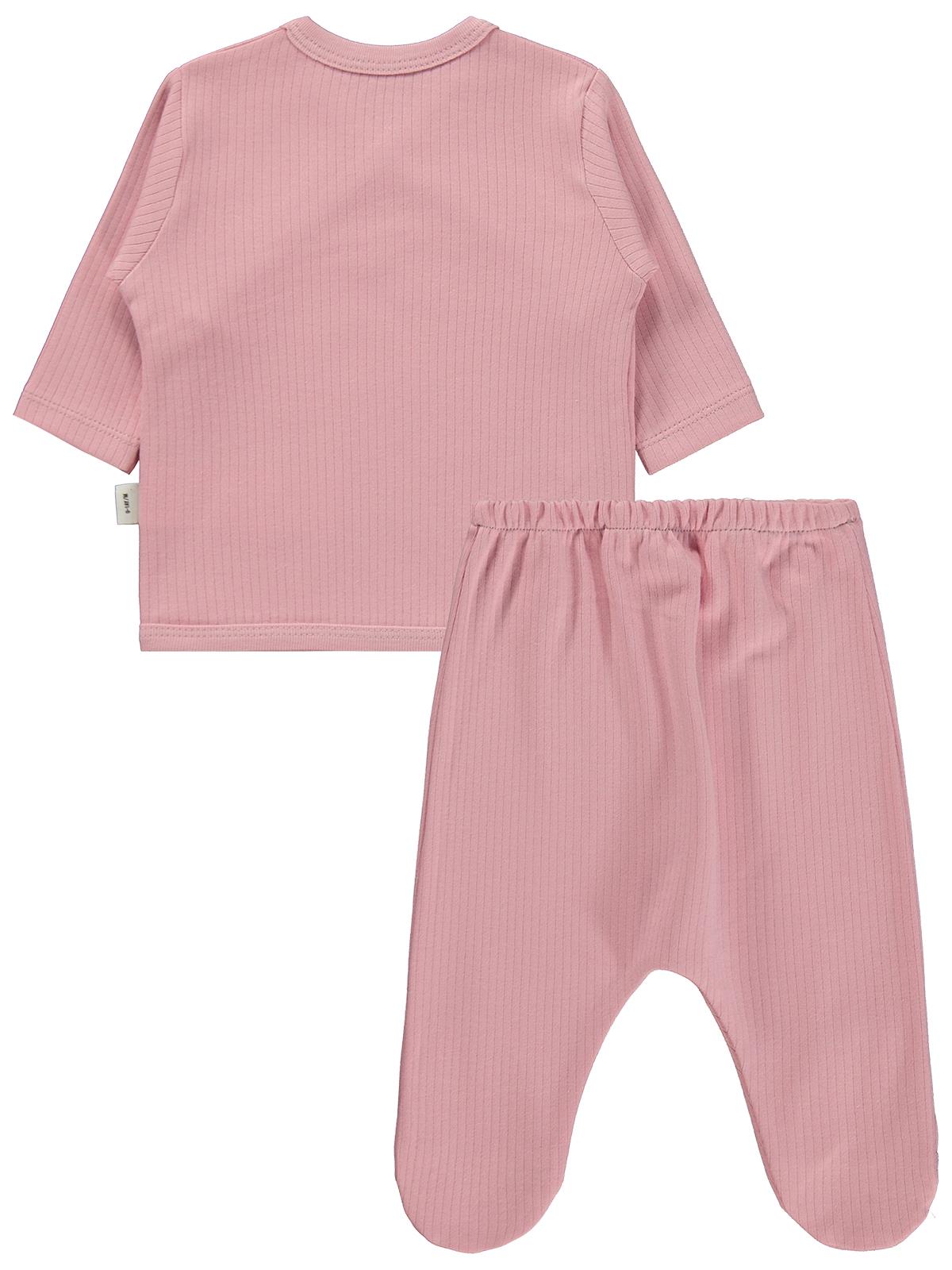 Civil Baby Basic 3lü 0-1 Ay Zıbın Takımları - Pembe