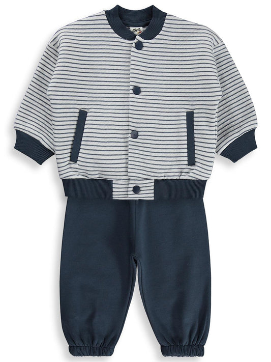 Civil Baby Cepli 6-18 Ay Takım - Lacivert