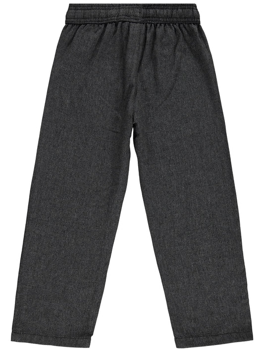 Civil Boys Bağcıklı 6-9 Yaş Pantolon - Siyah