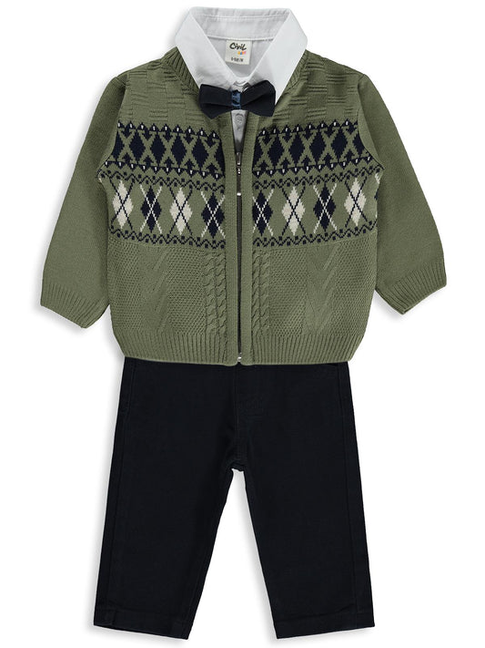Civil Baby Desenli 6-18 Ay Takım - Haki