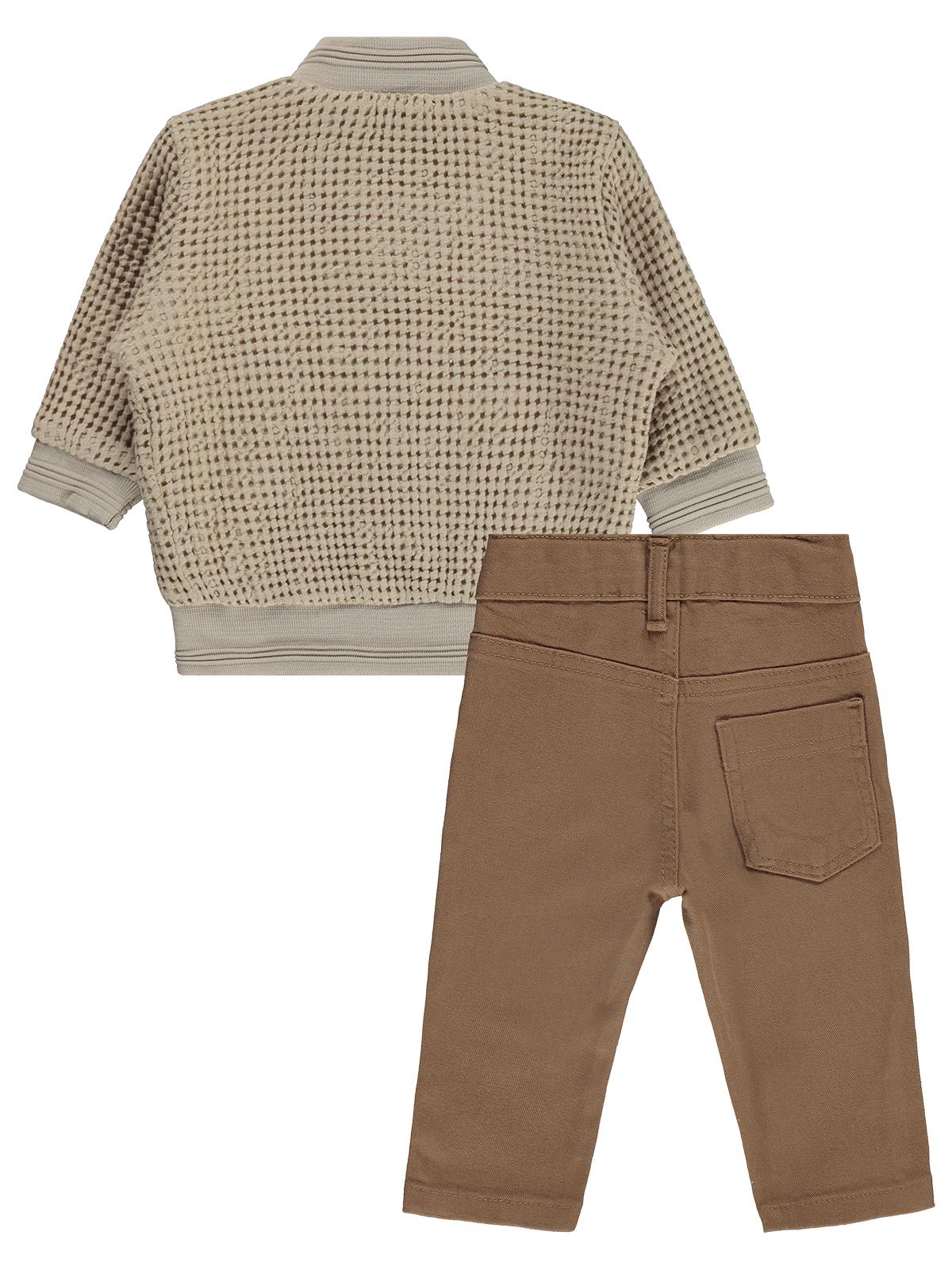 Civil Baby Etiketli 6-18 Ay Takım - Bej