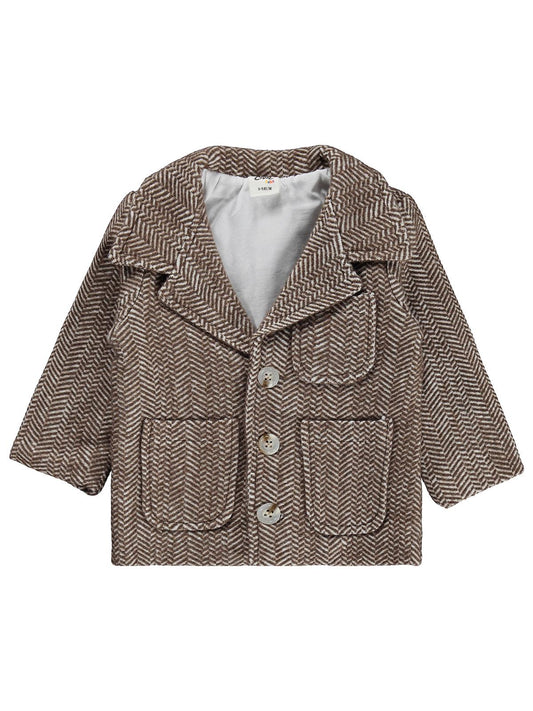 Civil Baby Kaşeli 6-18 Ay Takım - Kahverengi