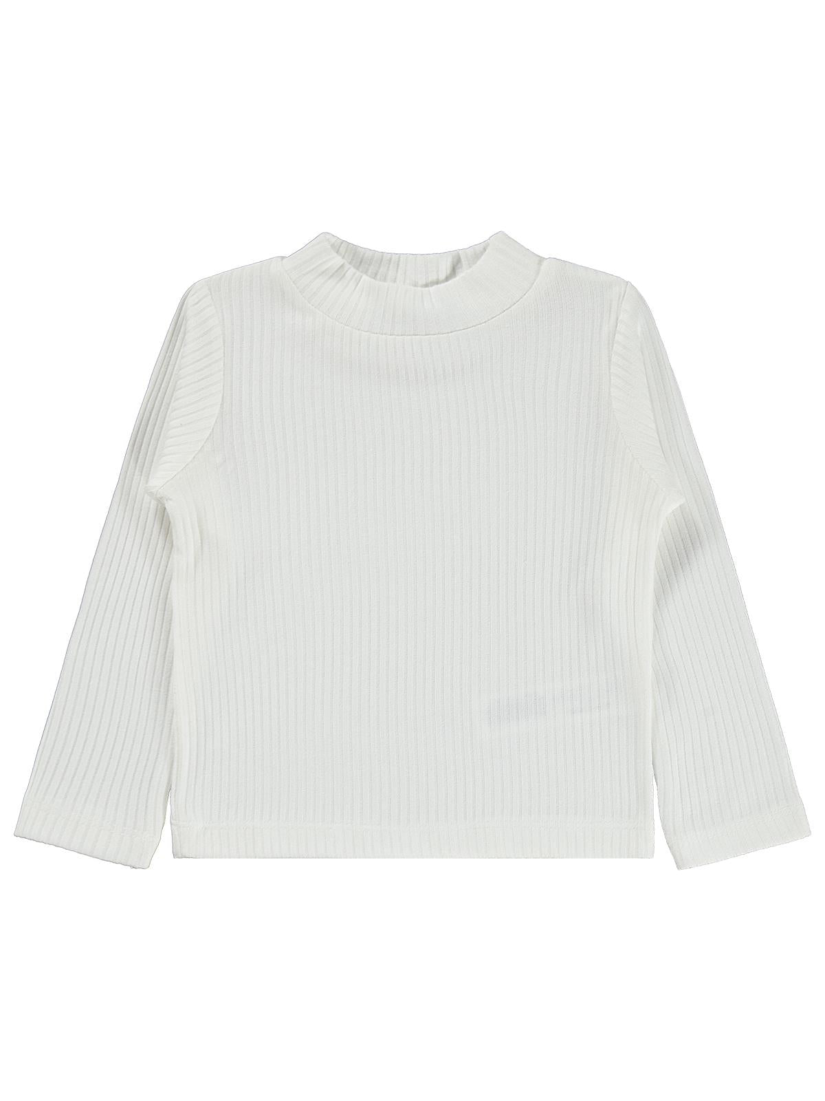 Pierre Cardin Sweatshirt | Modal Uzun Kol Bisiklet Yaka | Okul Kreş ve Günlük Kullanım - Ekru