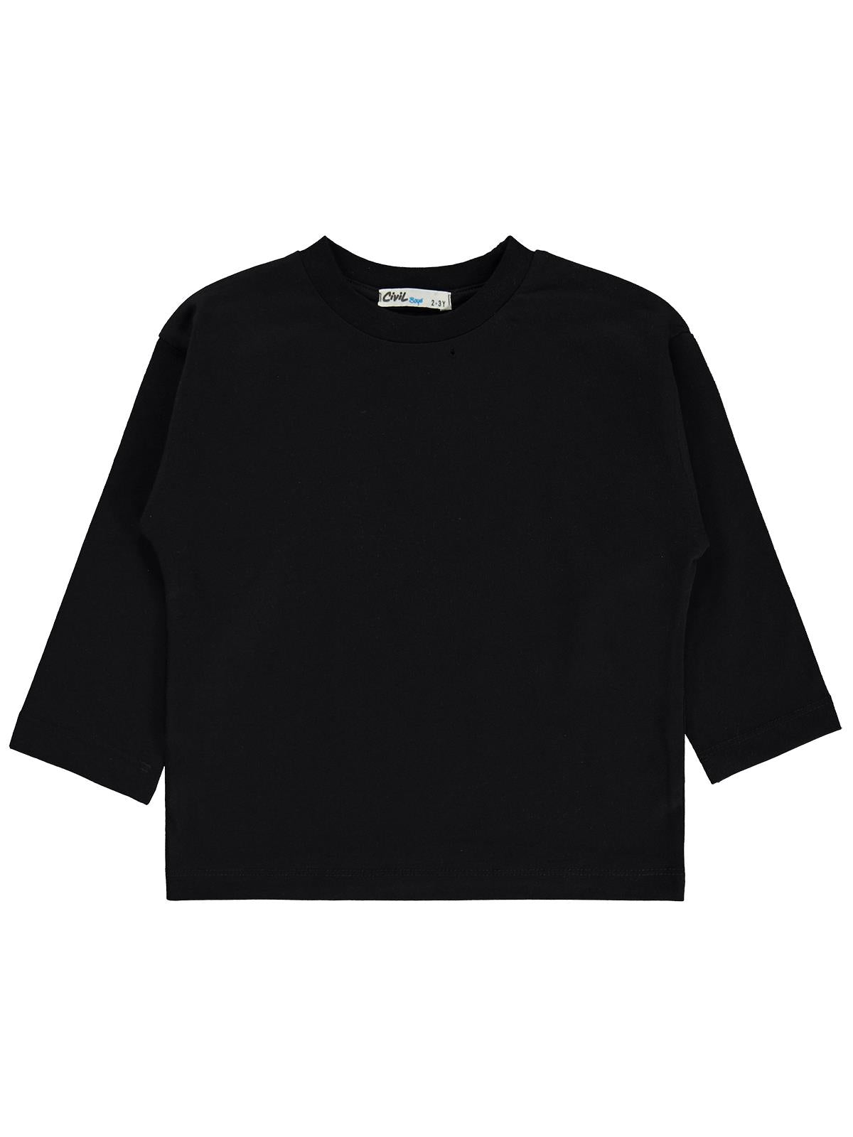 Civil Boys Basic 2-5 Yaş Sweatshirt - Siyah