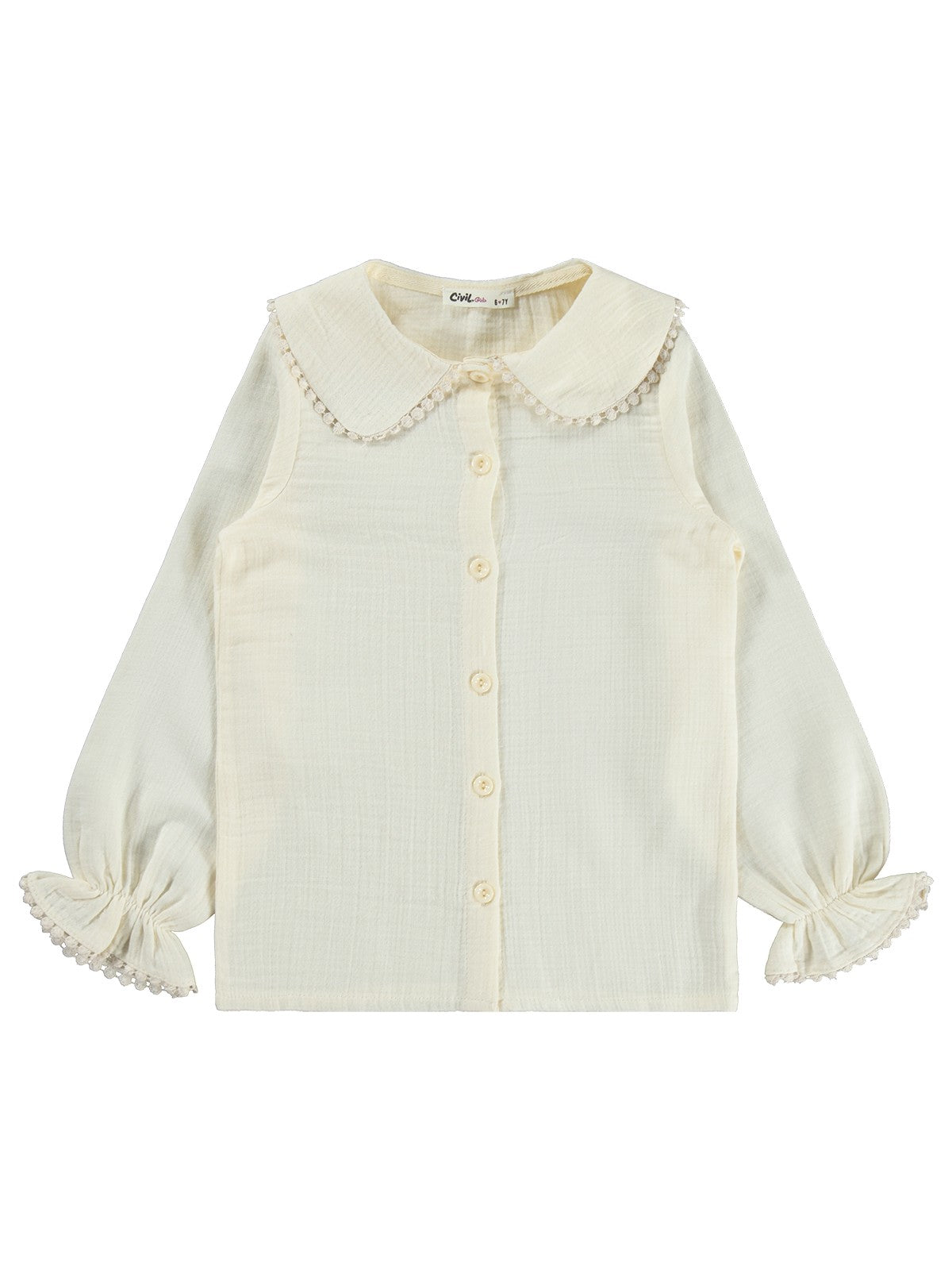 Civil Girls Süet 6-9 Yaş Elbise - Kahverengi