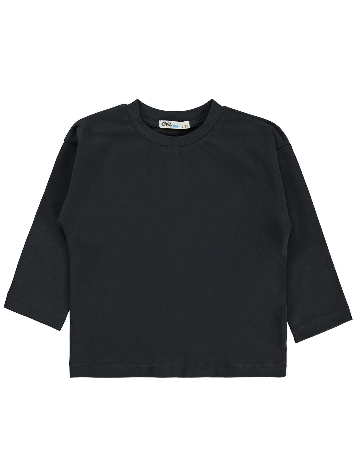 Civil Boys Basic 2-5 Yaş Sweatshirt - Gri