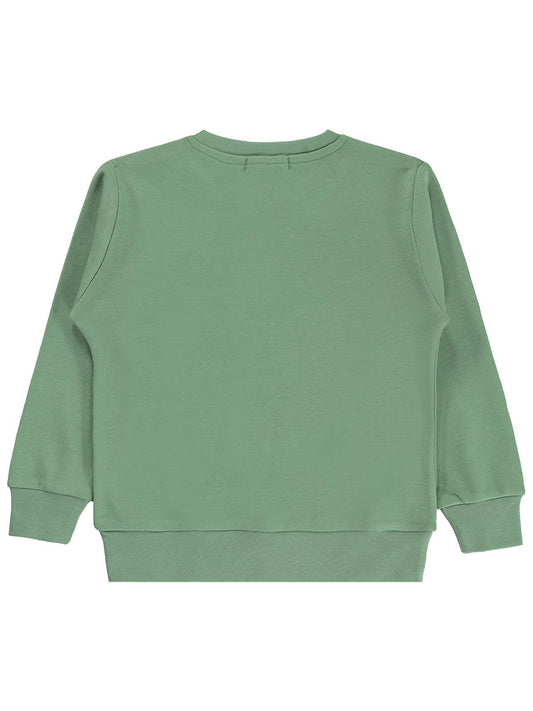 Civil Boys Striker Top Baskılı 2-5 Yaş Sweatshirt - Haki