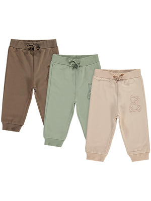 Civil Baby 3'lü Teddy Baskılı 6-18 Ay Eşofman Altı