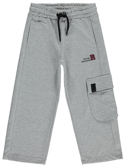 Civil Boys Kargo Cepli 6-9 Yaş Eşofman Altı - Gri