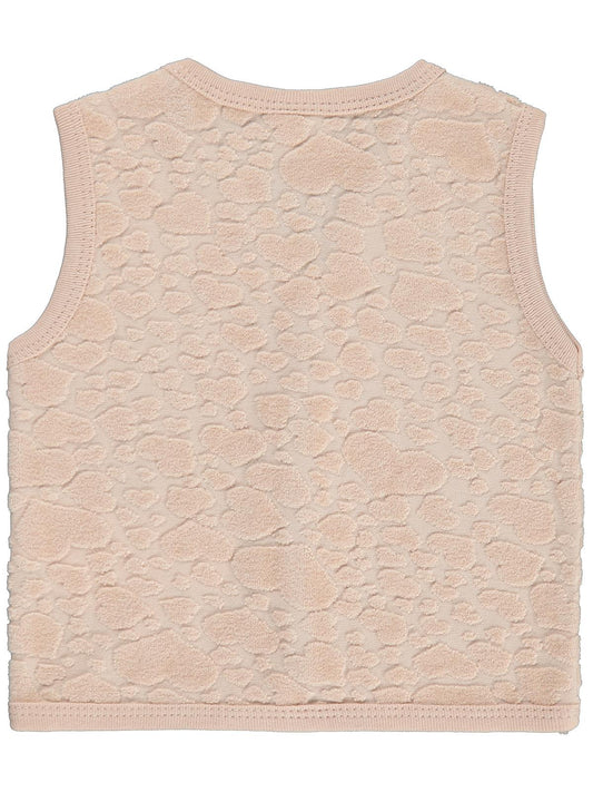 Civil Baby Tavşan Nakışlı 3-18 Ay Yelek - Pudra