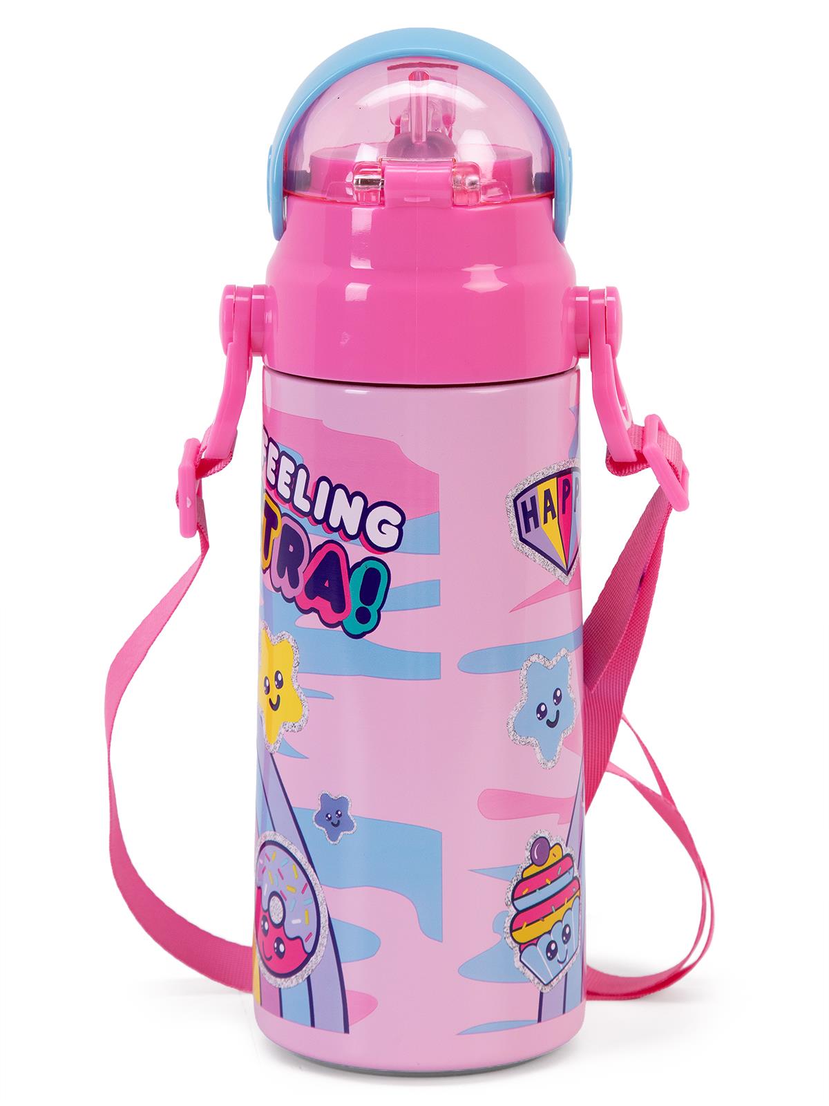 Muggle Çelik Matara 550 ml  - Fusya