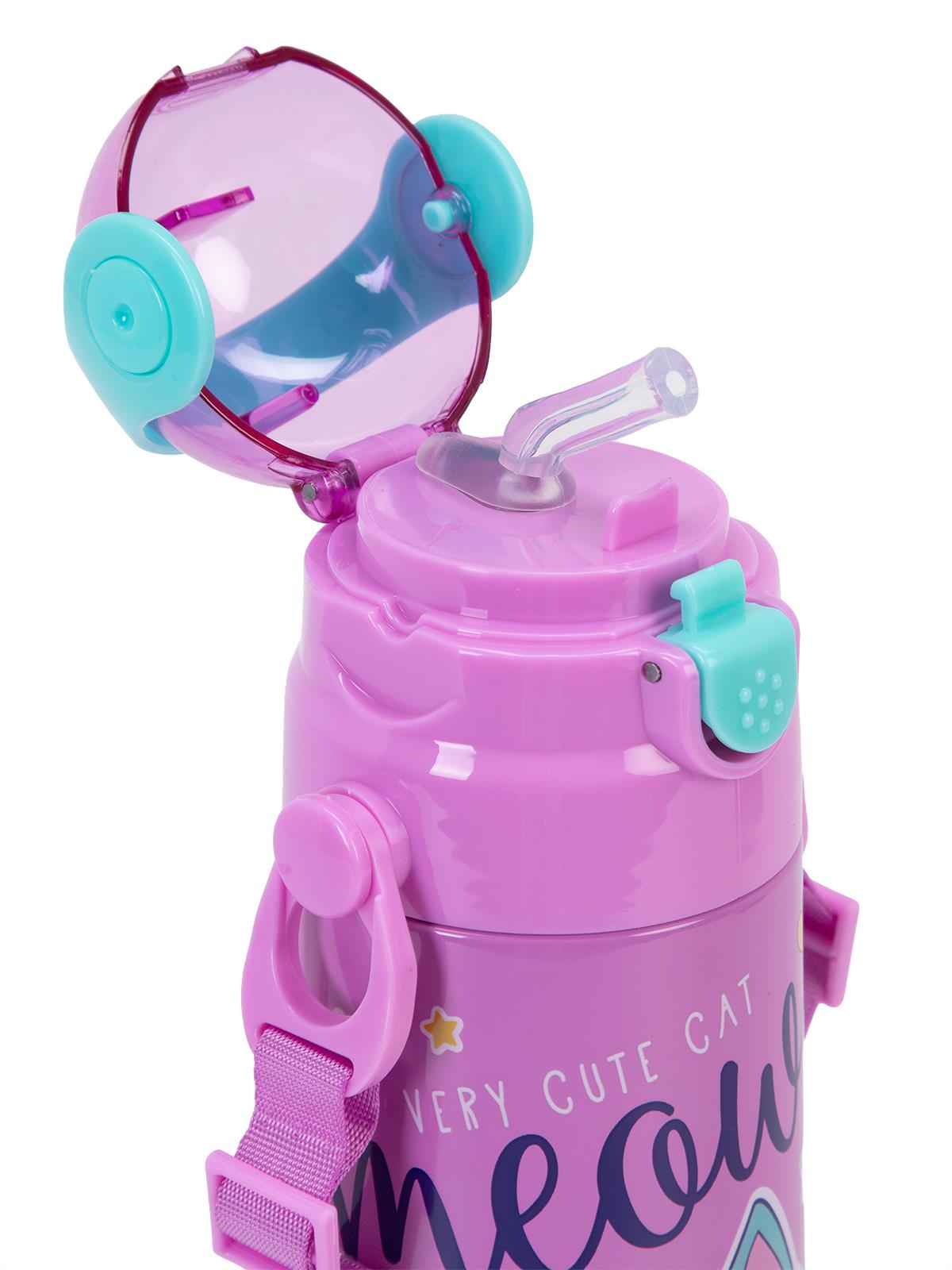 Muggle Çelik Matara 550 ml  - Lila